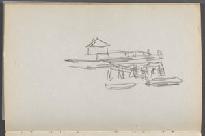 Eskiz defteri, The Dells, N° 127, sayfa 060: Rıhtım by Maurice Prendergast