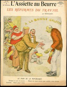 “L’Assiette au Beurre” kapağı, 468 numara, satirik renkli by Maurice Radiguet
