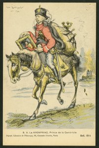 Kartpostal, Renklerde Hiciv by Maurice Radiguet