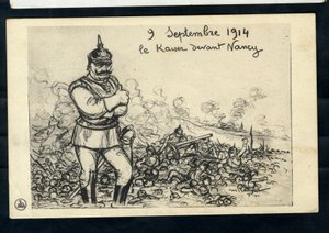 Kartpostal, Siyah Beyaz Hiciv by Maurice Radiguet