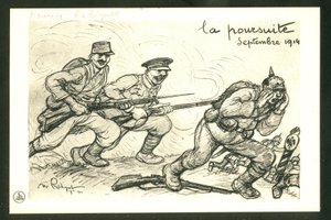 Kartpostal, Siyah Beyaz Hiciv by Maurice Radiguet