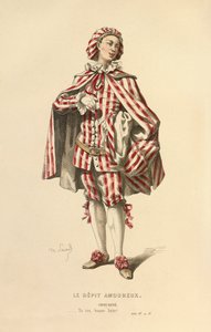 Gros rolü için kostüm - Rene, yaklaşık 1868 (gravür) by Maurice Sand