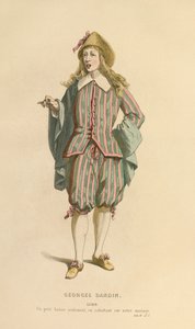 Lubin rolü için kostüm, yaklaşık 1868 (gravür) by Maurice Sand