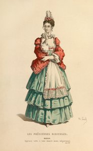 Madelon rolü için kostüm, yaklaşık 1868 (gravür) by Maurice Sand