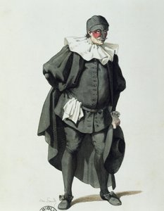 Dottor Balanzone, 1653, Maurice Sand (1823-1889) by Maurice Sand