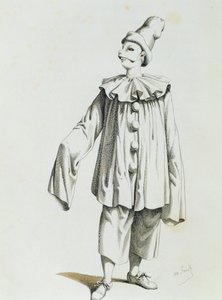 Pierrot, Maurice Sand (1823-1889) by Maurice Sand