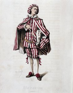 Mezzetin Portresi (Scapin) by Maurice Sand