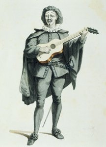 Scaramouche, Maurice Sand (1823-1889) tarafından by Maurice Sand