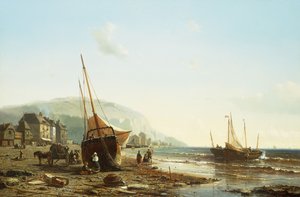 Normandiya kıyısında, by Mauritz Frederik Hendrik De Haas