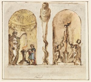 Çizim, Boyalı Duvar Dekorasyonu, 1800-1830