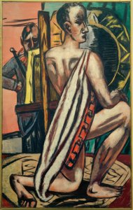 Akademi I by Max Beckmann