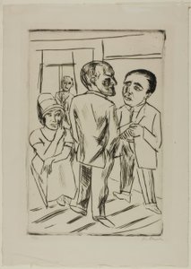 Otelde (Dolar) by Max Beckmann
