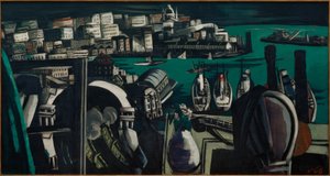 Cenova Görünümü: Cenova limanı by Max Beckmann