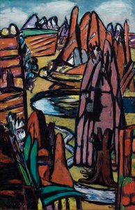 Boulder – Kayalık Manzara by Max Beckmann