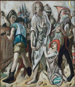 İsa ve zina by Max Beckmann