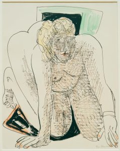 emekleyen kadın by Max Beckmann