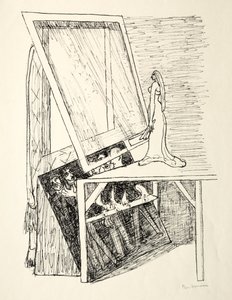 Gün ve Rüya: Sihirli Ayna by Max Beckmann
