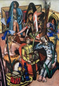 Leiermann (Hayatın Şarkısı) by Max Beckmann