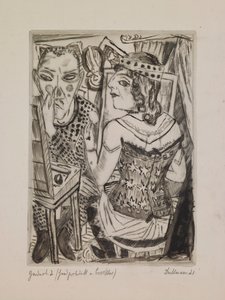 Soyunma Odası, “Yıllık Fuar” portföyünden 2. plaka by Max Beckmann