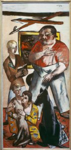 Aile portresi George by Max Beckmann