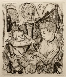 aile sahnesi by Max Beckmann