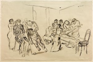 Büyük ameliyathane by Max Beckmann