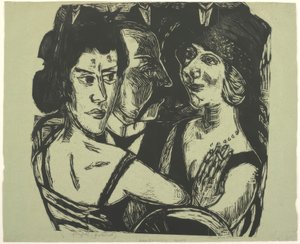 Grup Portresi, Eden Bar by Max Beckmann