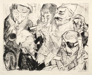 Yeni Yılınız Kutlu Olsun 1917 by Max Beckmann