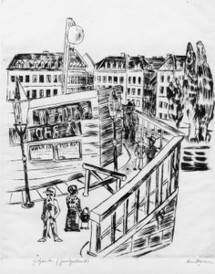 Ahşap köprü by Max Beckmann