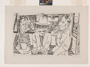 tramvayda by Max Beckmann