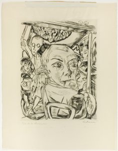 Queen Bar (Otoportre) by Max Beckmann