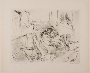 Aşıklar I, “Yüzler” portföyünden 4. plaka by Max Beckmann