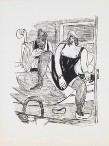Sabah, “Day and Dream” portföyünden 11. plaka by Max Beckmann