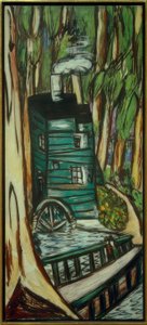 Okaliptüs Ormanında Değirmen (Mills Koleji) by Max Beckmann