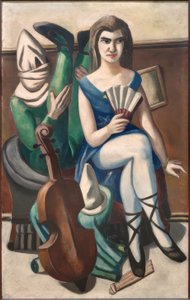 Pierrette ve Palyaço by Max Beckmann