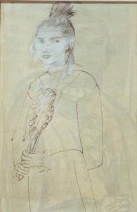 Başlıklı Quappi by Max Beckmann