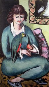 Papağanlı Quappie by Max Beckmann