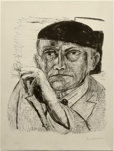 Otoportre by Max Beckmann