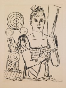 Atış Galerisi, “Yıllık Fuar” portföyünden 4. plaka by Max Beckmann