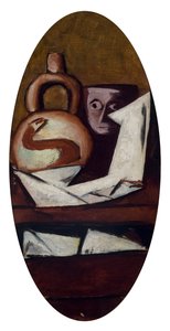 Natürmort (Meksika Figürlü) by Max Beckmann