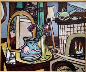 Max Beckmann'ın (1884-1950) Martılarla Natürmort Tablosu by Max Beckmann