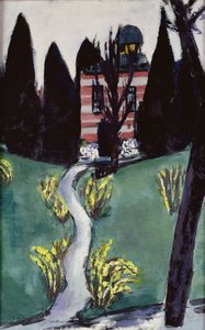 Baden-Baden'deki Stoudza Şapeli by Max Beckmann
