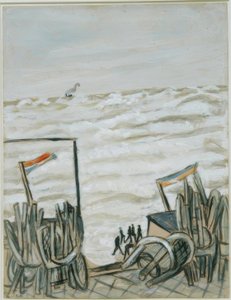 Yüksek gelgitte plaj by Max Beckmann