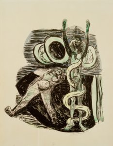 Adamın düşmesi by Max Beckmann