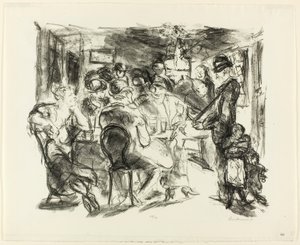 meyhane by Max Beckmann