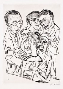 Toplumdaki Sanatçı by Max Beckmann