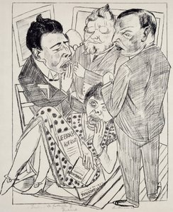 Hayal Kırıklığı II, Max Beckmann (1884-1950), litografi. Almanya, 20. yüzyıl. by Max Beckmann