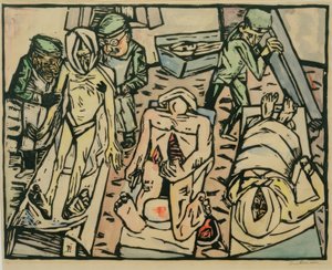 Totenhaus by Max Beckmann