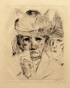 ağlayan kadın by Max Beckmann