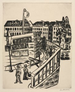 Ahşap köprü by Max Beckmann